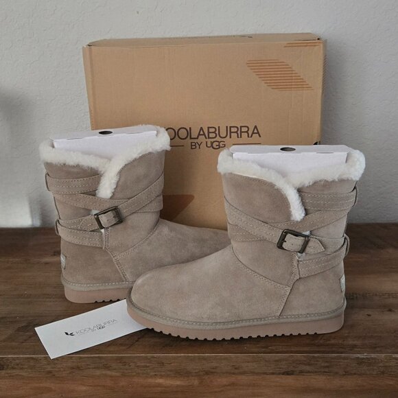 NIB KOOLABURRA By UGG DELENE SHORT Sz 8 - Picture 1 of 12